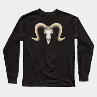 Ram Skull Long Sleeve T-Shirt